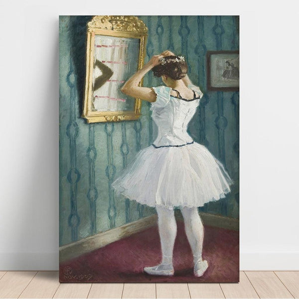 Reproduction of the painting Preparation for Ballet - Paul Fischer