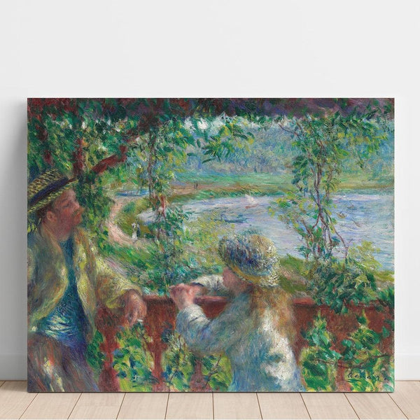 Reproduction of the painting Near the lake - Pierre-Auguste Renoir