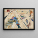 Fishing Boats - Preston Dickinson — framed artwork on a wall