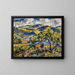 Landscape of Maine - Preston Dickinson — framed artwork on a wall