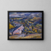 Les Collines - Preston Dickinson — framed artwork on a wall