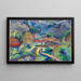 Landscape without title - Preston Dickinson — framed artwork on a wall