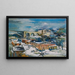 Winter Painting, Harlem River - Preston Dickinson — framed artwork on a wall