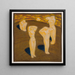 Prayer of Pikese - Oskar Kallis — framed artwork on a wall