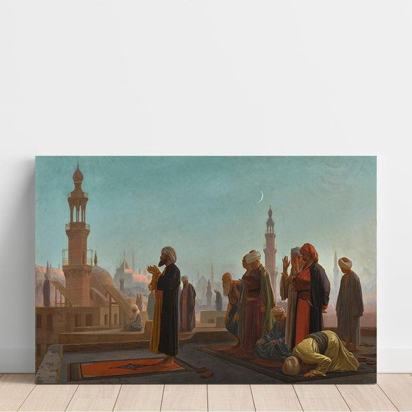 Reproduction of the painting Prayer of the Evening, Cairo - Jean-Léon Gérôme