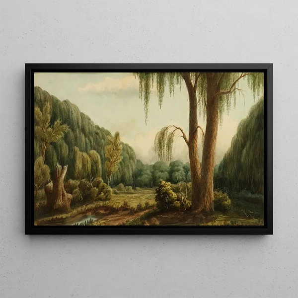 Bois de Palermo - Prilidiano Pueyrredón — framed artwork on a wall