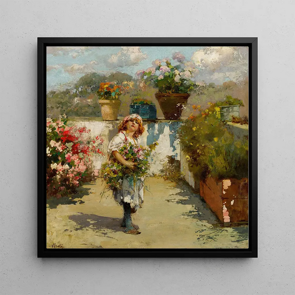 Primavera Painting - Vincenzo Irolli — framed artwork on a wall