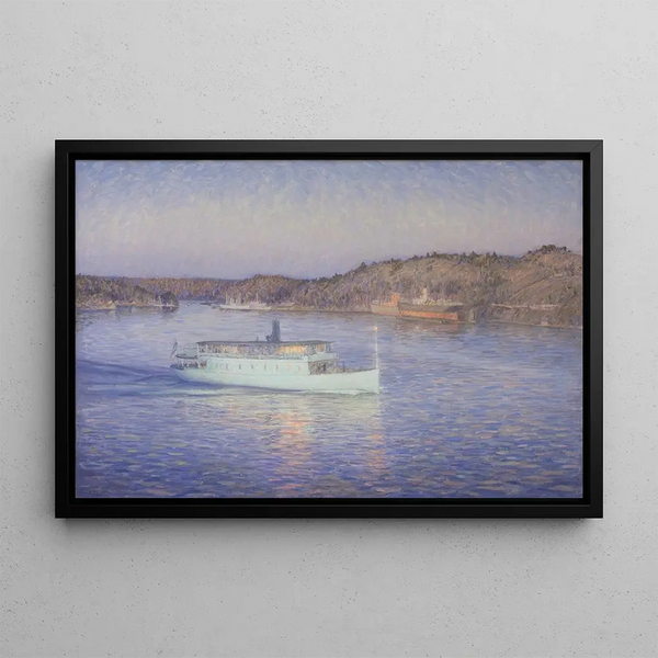 Le Bateau blanc - Prince Eugen Duc de Närke — framed artwork on a wall