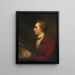 Self-portrait of the artist - Prince Hoare II — framed artwork on a wall