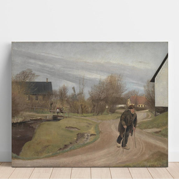 Reproduction of the painting Spring in Hals, Jutland - Laurits Andersen Ring