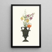 Lilium Pomponium Lilium Chalcedonicum - Priscilla Susan Bury — framed artwork on a wall