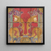 Project for a stained glass window for the music room of the ship JP Coen - Carel Adolph Lion Cachet — framed artwork on a wall
