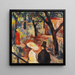 Promeneur dans le parc - Wilhelm Thny — framed artwork on a wall