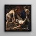Prométhée enchaîné par Vulcain - Dirck Van Baburen — framed artwork on a wall
