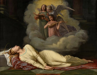 Sainte Cécile mourante entend un concert céleste - Prosper Guérin — artwork view