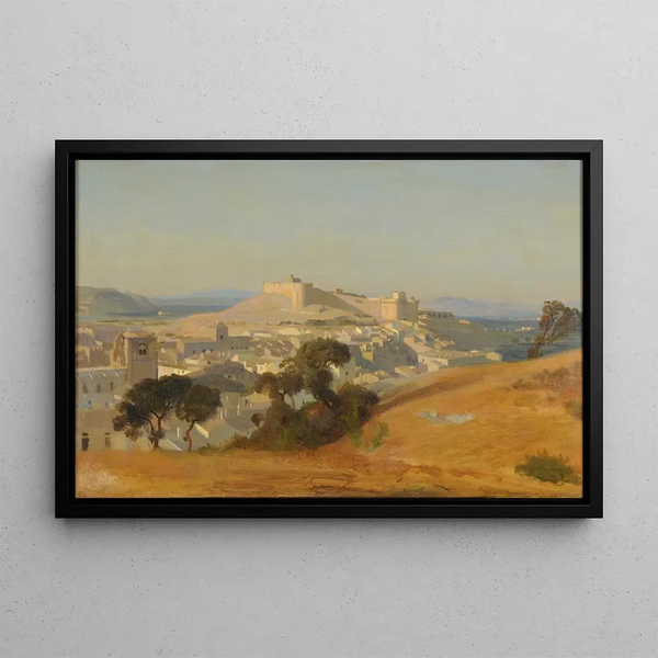 Villeneuve-lès-Avignon - Prosper Marilhat — framed artwork on a wall