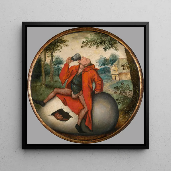 Proverbe flamand non identifié - Pieter Brueghel le Jeune — wall display of the artwork