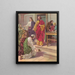 True and false gift painting - Providence Lith & Co.. — framed artwork on a wall