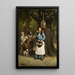 The drink seller - Prudent-Louis Leray — framed artwork on a wall
