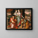 Judith and Holofernes, an allegory of female power - Pseudo De Vos — framed artwork on a wall