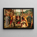 L'Adoration des mages - Pseudo Granacci — framed artwork on a wall