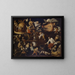 Scene of witchcraft with dwarfs - Pseudo Bocchi — framed artwork on a wall