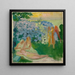Psyche with Hydrangeas Sketch - Maurice Denis — framed artwork on a wall