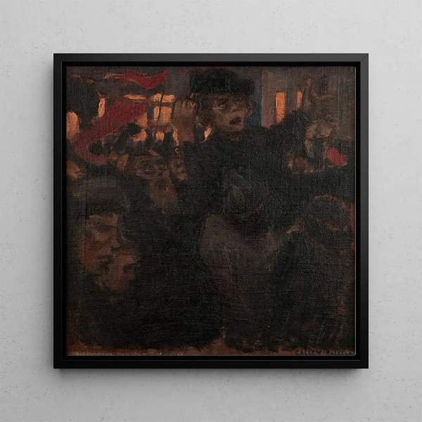 Punalippu - Akseli Gallen-Kallela — framed artwork on a wall