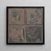Four paintings on a tile Avignon France - André Derain — wall display of the artwork