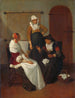 A confidential conversation - Quirijn van Brekelenkam — artwork view