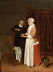 Une femme se lave les mains - Quirijn van Brekelenkam — artwork view