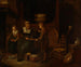 an Old Woman Cooking Crepes with Two Children - Quirijn van Brekelenkam — artwork view