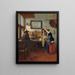 L'atelier des tailleurs - Quirijn van Brekelenkam — framed artwork on a wall