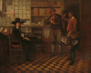 Les fermiers locataires - Quirijn van Brekelenkam — artwork view