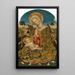 Virgin and Child - Quirizio di Giovanni da Murano — framed artwork on a wall