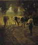 Driving the Cows to the Pasture - R. B. Pasquell — artwork view