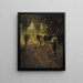 Driving the Cows to the Pasture - R. B. Pasquell — framed artwork on a wall