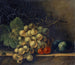 Still life with grapes, stone fruits, and a fly - Rachel Ruysch — artwork view