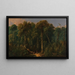 Jungle javanaise painting - Raden Saleh — framed artwork on a wall