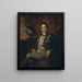 Portrait of Jean Chrétien Baud, interim governor-general of the Dutch East Indies - Raden Saleh — framed artwork on a wall