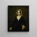 Portrait of Mrs. W. J. S. van Alphen, Baroness van Reede van Oudtshoorn - Raden Saleh — framed artwork on a wall