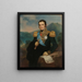 Posthumous Portrait Painting of Herman Willem Daendels, Governor-General of the Dutch East Indies - Raden Saleh — framed artwork on a wall
