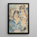 Carmen Pilar et la mère - Rafael Barradas — framed artwork on a wall