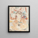 La danse - Rafael Barradas — framed artwork on a wall