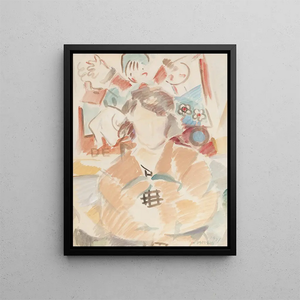 La danse - Rafael Barradas — framed artwork on a wall