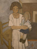 La fille avec la poupée - Rafael Barradas — artwork view