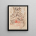 Fan black - Rafael Barradas — framed artwork on a wall