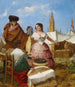 Courting a pastry stand shaped like a ring at the Seville Fair - Rafael Benjumea — artwork view