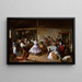 Dance in a country inn - Rafael Benjumea — framed artwork on a wall
