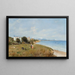 the Mediterranean - Rafael Senet y Pérez — framed artwork on a wall